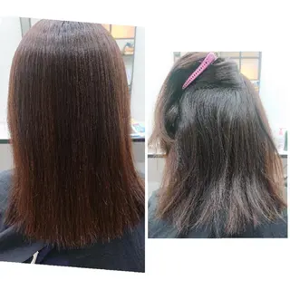 セミロング 😺Takako😺 髪質改善&縮毛矯正のヘアスタイル