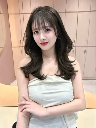 ロング 【ナチュラル可愛いレ イヤー🩶】ななみのヘアスタイル