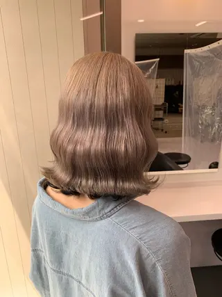 セミロング カラー 🩵 JURI🩵のヘアスタイル