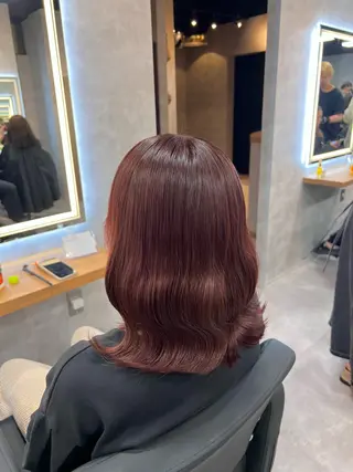 ミディアム カラー 💖札幌カラー 指名No.1💖玲奈のヘアスタイル