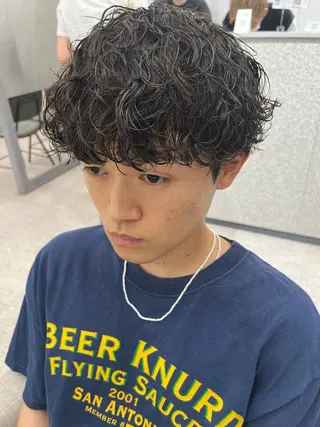 パーマ メンズ 🍐シャドウパーマ メンズ特化/守岡🍐のヘアスタイル