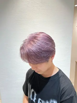 カラー メンズ カマタ ハルキのヘアスタイル