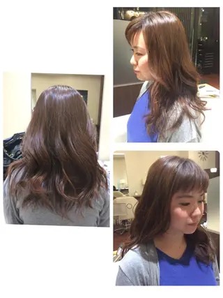 ロング 池田 寿子のヘアスタイル