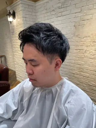 ショート メンズ 千代 夏輝のヘアスタイル