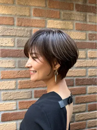 ショート 艶カラー/ヘアセット 着付け　ふうか　渋谷のヘアスタイル