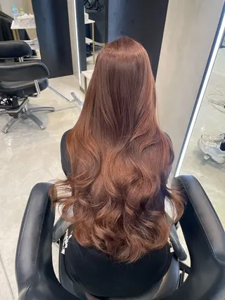 ロング 韓国✖️網紅🖤 パーマYURIYAのヘアスタイル