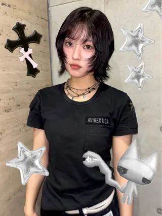 ショート ⭐︎似合わせカラー /レイヤー✩momoのヘアスタイル