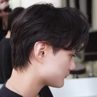 メンズ 毛流れヘア×眉 ワックス/RIKUのヘアスタイル