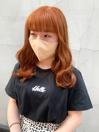 セミロング カラー ヘアアレンジ yuka .のヘアスタイル