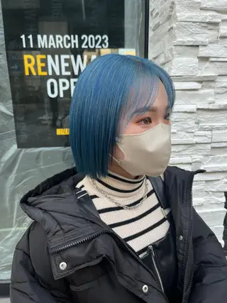ショート 心斎橋/海外レイヤー 募集中三好玲奈のヘアスタイル