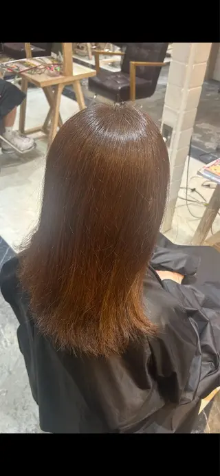 セミロング カラー 松波慧太/✨縮毛矯正 ✨/✨ダブルカラー✨のヘアスタイル