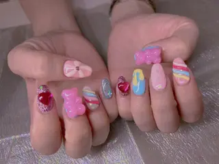 ネイル 長さだし専門店 M2　rikaのネイルデザイン