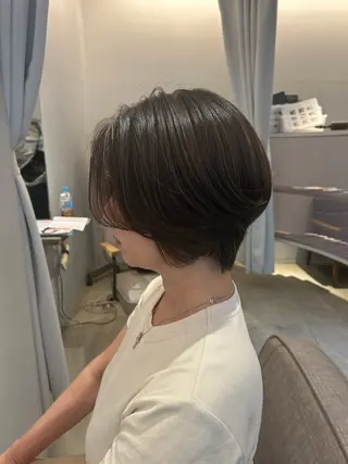 ショート ✂ショートボブ専門 津川里緒✨️のヘアスタイル