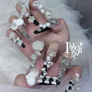 ネイル Lumière｜ ロング｜ワンホンのネイルデザイン