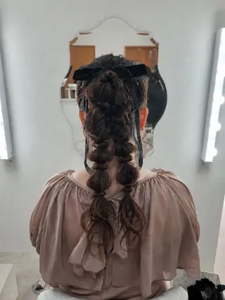 ヘアアレンジ ロング 渥美 寿美翔のヘアスタイル