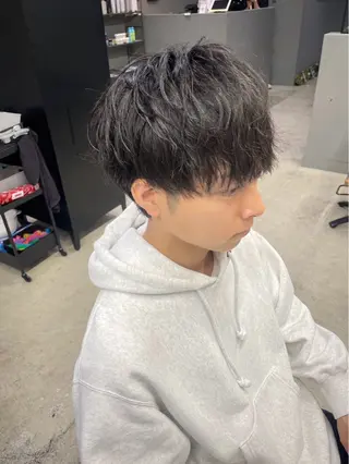 ショート パーマ メンズ メンズ専門サロン wokeのヘアスタイル