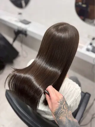 ロング 田渊 日菜のヘアスタイル
