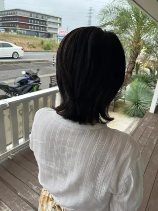 ミディアム 中村 由稀のヘアスタイル