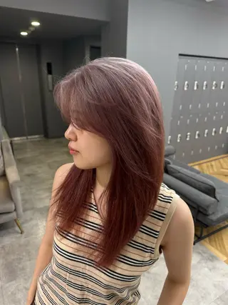 ロング カラー 木村 泰晟のヘアスタイル