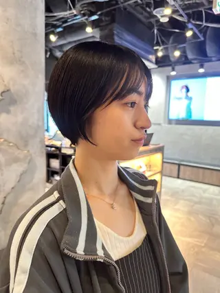 ショート 顔まわりカット/艶髪 カラー✨けいとのヘアスタイル