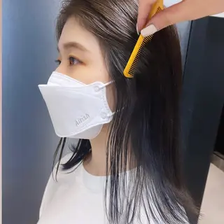 ミディアム カラー マンツーマン半個室 tamuraのヘアスタイル