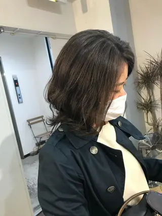 ミディアム 中江 友哉のヘアスタイル