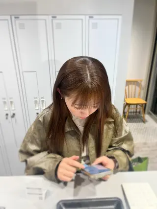 ロング 大宮レイヤーカット× 透明感カラー　rioのヘアスタイル