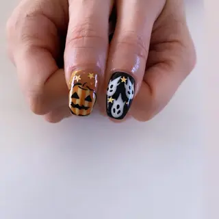 ショート カラー ネイル Nailsalon Calmeのネイルデザイン