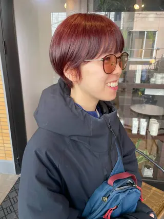 ショート カラー しのはら まどかのヘアスタイル