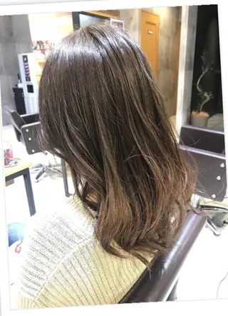 ロング カラー パーマ ヘアアレンジ メンズ キッズ ネイル マツエク・マツパ EnBlesS西宮 マンツーマン神道有基のヘアスタイル