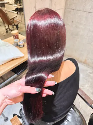 ロング カラー メンズ 艶髪/ハイトーン /masami🩵のヘアスタイル