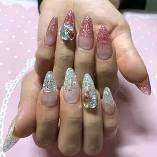 ミディアム ネイル 《LB》ラブリエ Nail&eyeのマツエク・マツパデザイン