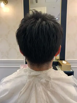 メンズ 粟田 めぐみのヘアスタイル