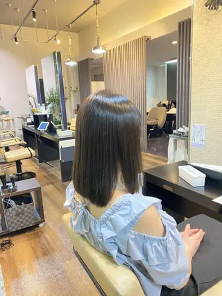ミディアム カラー 杉原魁/髪質改善/ 似合わせパーマのヘアスタイル