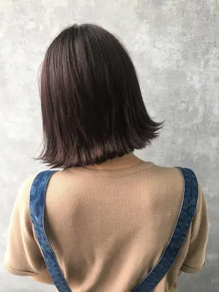 ショート カラー レイヤーカット BLend 渋谷のヘアスタイル