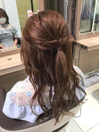 ロング ヘアアレンジ ヘアセット/メンズ パーマChihoのヘアスタイル