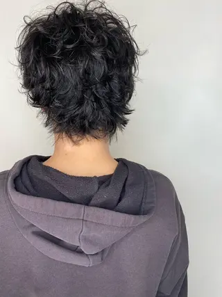 ミディアム Hiroshi ヒロシのヘアスタイル