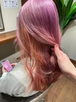 セミロング カラー 羽田翔大/ブリーチ/ ボブカット/店長のヘアスタイル