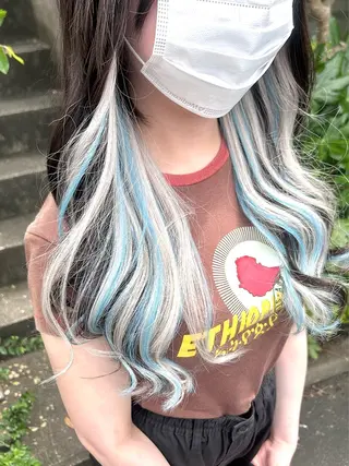 ダブルスキルエクステ /羽エクステ白石宇由のヘアスタイル