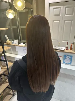 ロング 小澤 真帆のヘアスタイル