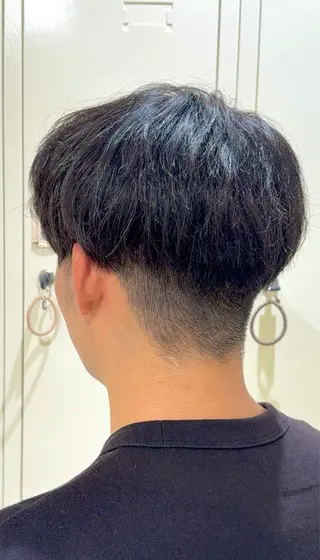 メンズ 韓国レイヤー 🎀ダブルカラーのヘアスタイル