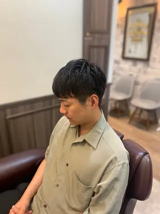 メンズ フリーランス理美容師 いさかのヘアスタイル