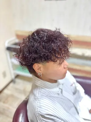 ショート パーマ メンズ 💥桜木町メンズ専門 💥ルキのヘアスタイル