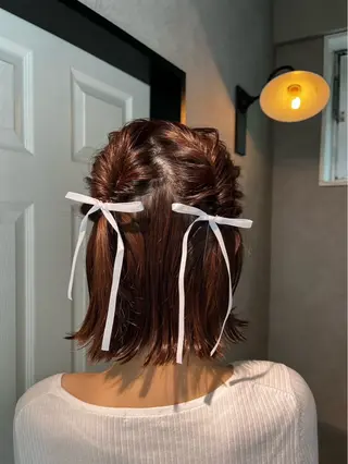 ミディアム アレンジ/カラー トリートメントNaoのヘアスタイル