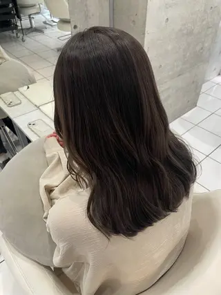 セミロング カラー 似合わせカット/ デザインカラー🦄のヘアスタイル