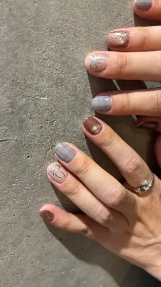 ネイル mano Hanaのネイルデザイン