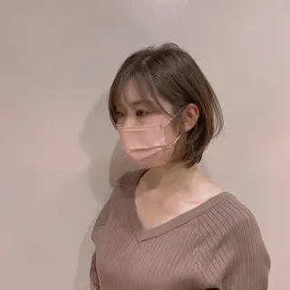 ショート パーソナルカラー lapiax阿部のヘアスタイル