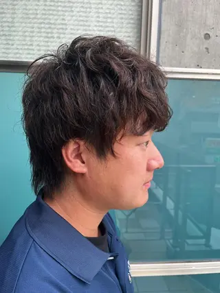 ショート カラー パーマ ヘアアレンジ メンズ キッズ ネイル マツエク・マツパ 久木原 ゆりのヘアスタイル