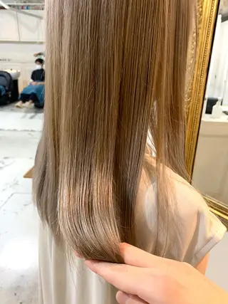 ロング ダブルカラー/透明感 💈JUNYA💈のヘアスタイル