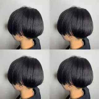 ミディアム カラー 似合わせ/ブリーチ カラー.岡田友仁のヘアスタイル